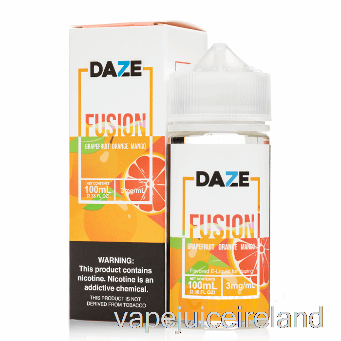 Vape Flavours Grapefruit Orange Mango - 7 Daze Fusion - 100mL 3mg